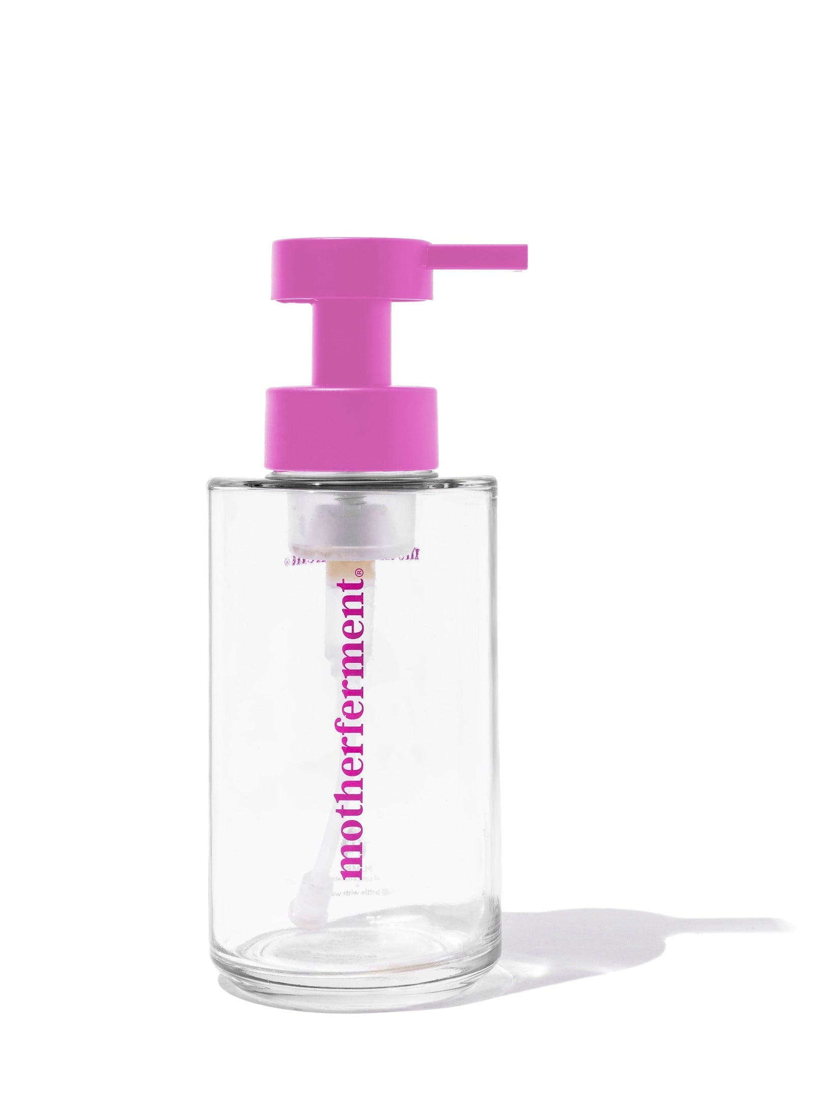 Motherferment Glass Soap Dispenser Empty Bottle